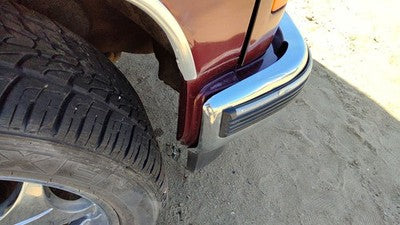 1992-00 Gmc Yukon Passenger Right Moulding From Fender Oem Trim Strip Maroon