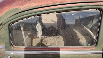 1953 Bel Air 150 Sedan Passenger Right Rear Side Window Door Glass Back Cracked