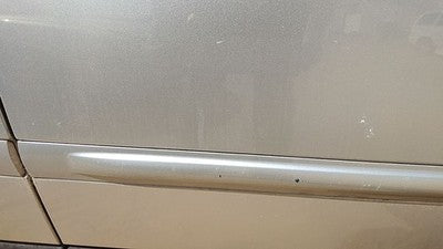 05-08 Pacifica Passenger Right Front Moulding From Door Trim Silver Ps2 Upper