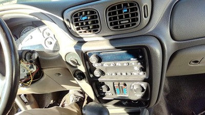 02-03 Trail Blazer Trim Bezel Around Speedometer Dash Surround Panel Gray 95D