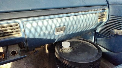 1996 Ford F350 Glove Box Assembly Complete Door With Latch Oem Blue