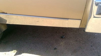 1985 Olds 88 Driver Left Rear Moulding On Quarter Panel Oem Chrome