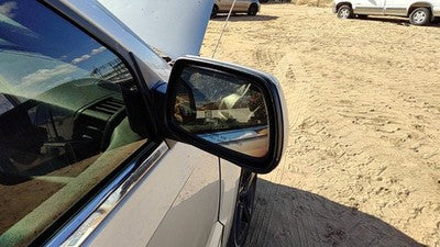 06-10 Grand Cherokee Passenger Right Power Side Mirror Door Mounted Silver Ps2