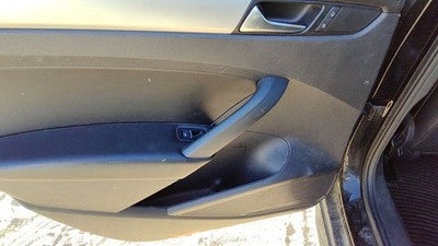 2012-2019 Vw Passat Driver Left Rear Door Trim Panel With Switches Back Black Tb