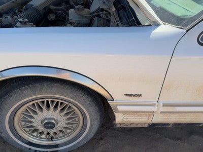 1990-1994 Lincoln Town Car Driver Left Front Fender Oem White Wt F0Vy16005A