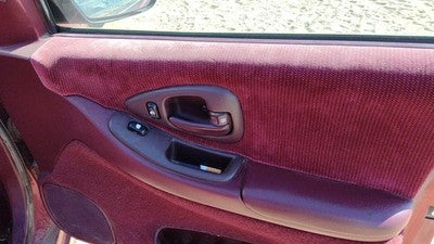 1995-1997 Chevy Lumina Passenger Right Front Door Trim Panel With Switches Red