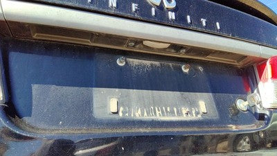 1999-2002 Infiniti G20 License Plate Trim Surround Panel Oem Tail Trunk Finish