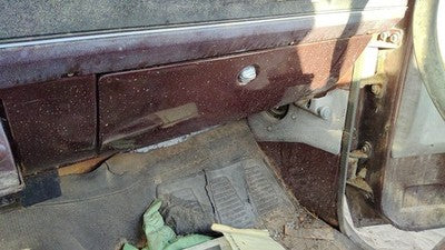 1983 Gmc Sierra C3500 Glove Box Assembly Complete Door With Latch Oem Red