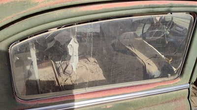1953 Bel Air 150 Sedan Passenger Right Rear Side Window Door Glass Back Cracked