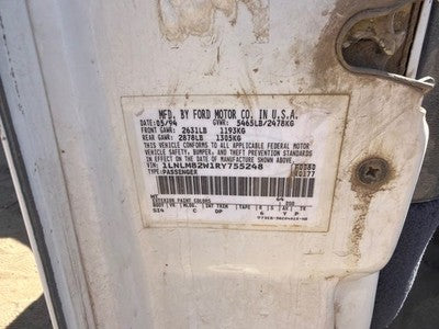 1991-1994 Lincoln Town Car Driver Left Front Upper Control Arm Oem F1Vy3082A