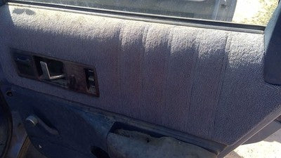 1991 Chevy Caprice Passenger Right Rear Inside Door Trim Panel Only Back Blue