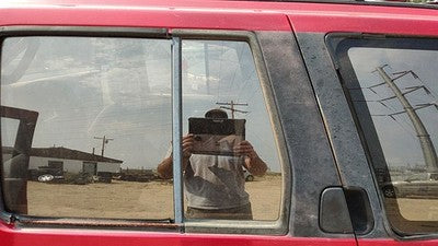 90-95 Nissan Pathfinder Driver Left Rear Vent Window Back Door Glass With Frame