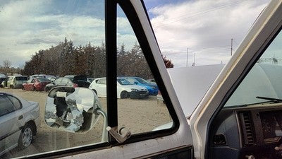 1980-1996 Gmc Van 3500 Driver Left Front Vent Window Small Door Glass With Frame