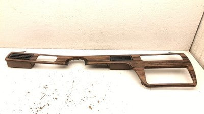 89-91 Pontiac Bonneville Driver Left Woodgrain Dash Trim Bezel Below Speedometer