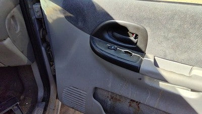 2000 Chevy Venture Passenger Right Front Door Trim Panel With Switches Gray