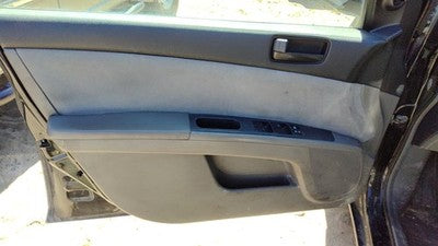 07-09 Sentra Driver Left Front Door Trim Panel With Master Switch Charcoal W