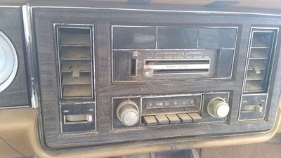1978 Buick Lesabre Woodgrain Trim Bezel Around Radio Dash Surround Panel 1252964