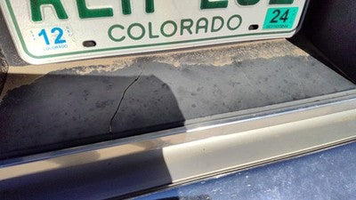 79-87 Grand Marquis Mercury Grand Marquis License Plate Trim Surround Panel With