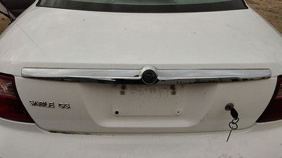 2005 Mercury Sable License Plate Trim Surround Panel Oem Tail Trunk Finish