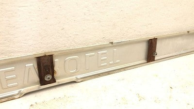 1973-1980 Chevy C10 K10 Tailgate Finish Panel Tail Gate Trim Chrome Oem 00345806