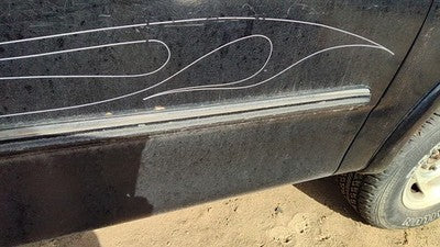 97 98 Ford F150 Passenger Right Front Moulding From Door Oem Trim Strip Black Ua