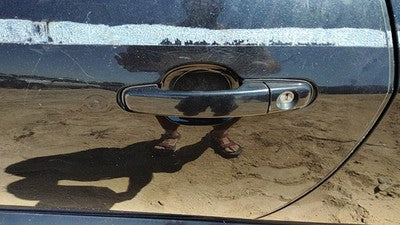 2005-2010 Pontiac G6 Gxp Coupe Driver Left Front Outside Door Handle Black 58U