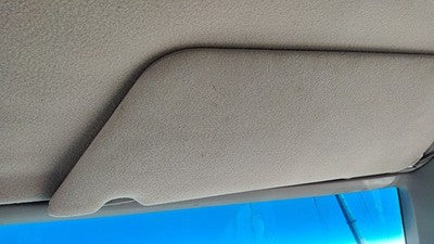 1985 Mercury Grand Marquis Passenger Right Sun Visor Oem Gray