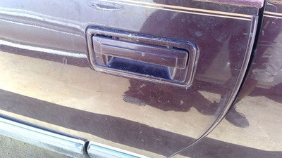 93 Cadillac Fleetwood Driver Left Rear Back Outside Door Handle Oem Lever Maroon