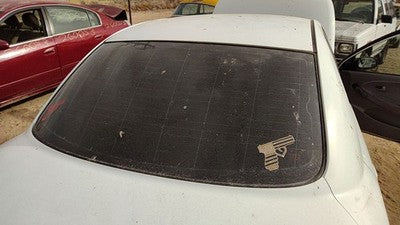 2000-2005 Kia Rio Back Glass Rear Window Oem 0K30g63930b