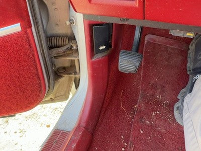 1986 Olds 88 Driver Left Lower Kick Trim Panel Oem Red