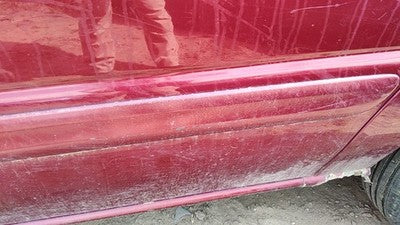 Chevy Venture Driver Left Rear Moulding From Door Oem Back Trim Strip Red 72U