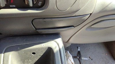 1997-2002 Ford Expedition Slide Out Cup Holder Assembly Oem Gray F2