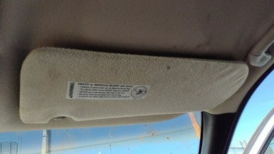 2000 Chevy Venture Passenger Right Sun Visor Oem Gray 10405220