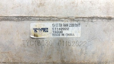2016 Dodge Ram 4500 Intercooler 6.7L Turbo Cummins Oem