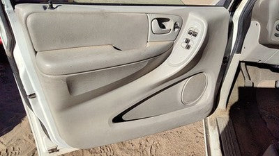 04-07 Caravan Driver Left Front Door Trim Panel With Master Switch Khaki J1