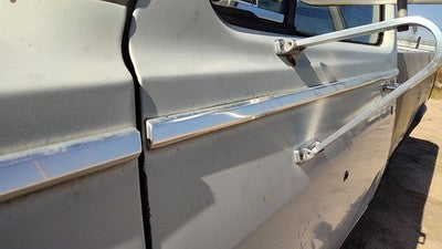 1984 Dodge D350 Driver Left Upper Moulding From Door Oem Trim Chrome