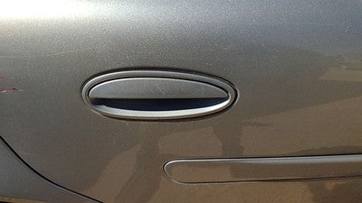 03-08 Grand Prix Passenger Right Rear Outside Door Handle Oem Back Silver 12U