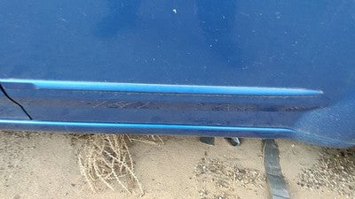 08-14 Dodge Avenger Driver Left Rear Moulding From Door Back Trim Strip Blue Pbd