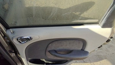 01-02 Pt Cruiser Passenger Right Rear Door Trim Panel With Switches Back Taupe