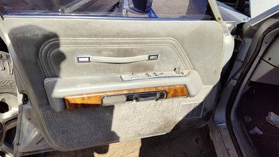 85 Grand Marquis Driver Left Front Door Trim Panel With Master Switch Gray