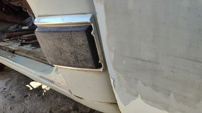 1984 Dodge D350 Driver Left Rear Lower Moulding On Cab Corner Oem