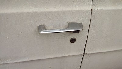 1974 Dodge Van B200 Driver Left Front Outside Door Handle Oem White
