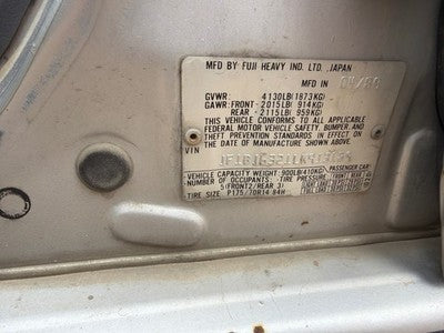 1990-1994 Subaru Legacy Blower Motor Assembly Heater Ac Fan Oem Squirrel Cage