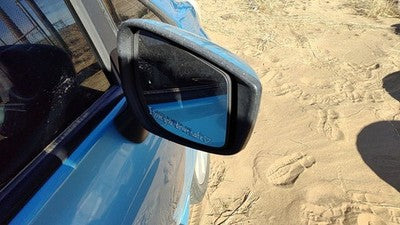 15-17 Nissan Versa Note Passenger Right Power Side Mirror Door Mounted Blue Rbe