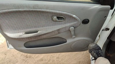 2001-2002 Kia Rio Driver Left Front Door Trim Panel Manual Windows Gray