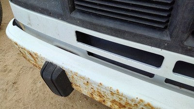 1985-1994 Gmc Safari Trim Strip Below Grille Oem White 14066714