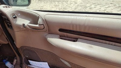 00 Town & Country Passenger Right Front Door Trim Panel With Switches Tan