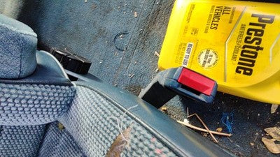 1993 Gmc Safari Passenger Right Front Seat Belt Buckle Receiver Oem Blue