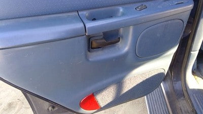 1995-1999 Ford Explorer Driver Left Rear Inside Door Trim Panel Only Back Blue