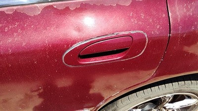 1995 Honda Accord Driver Left Front Outside Door Handle Oem Red